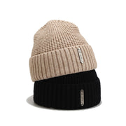 Simple knitted hat solid color casual wild trend woolen hat