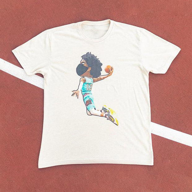 Street fun graffiti print T-shirt