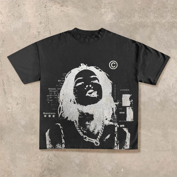 Personalized street style loose T-shirt