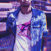 FUMI Cyberpunk Print Short Sleeve T-Shirt