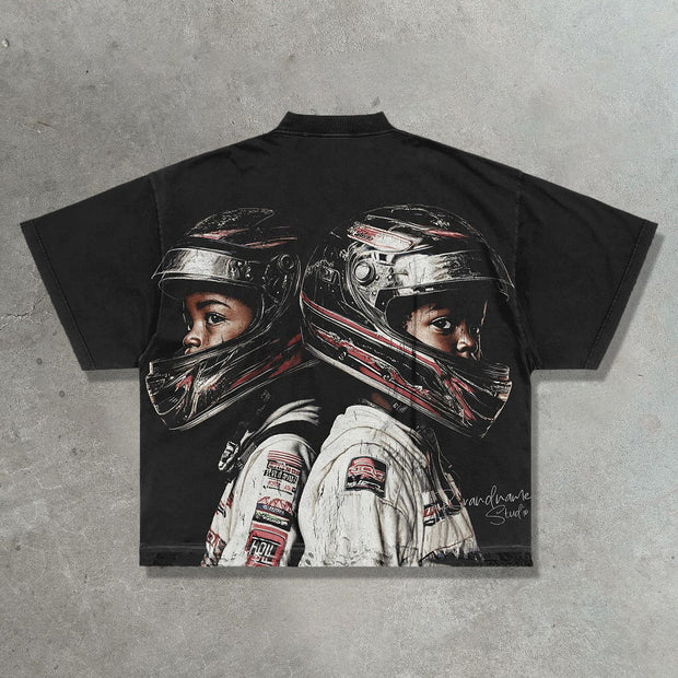Son of a Racer Casual Street Vintage T-Shirt