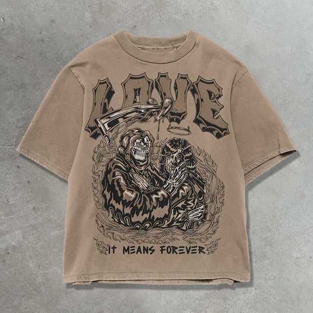 Death Angel Casual Street Vintage T-shirt