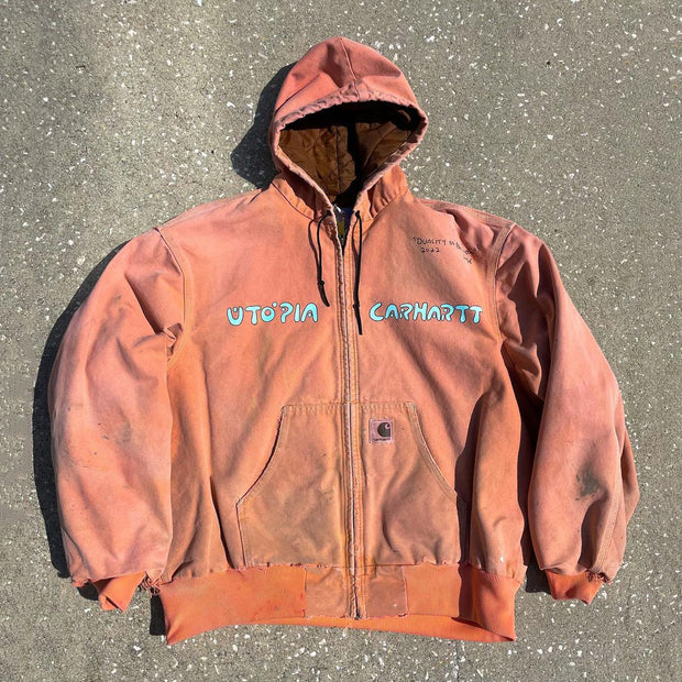 Passionate Duality Hand-Painted Work Jacket