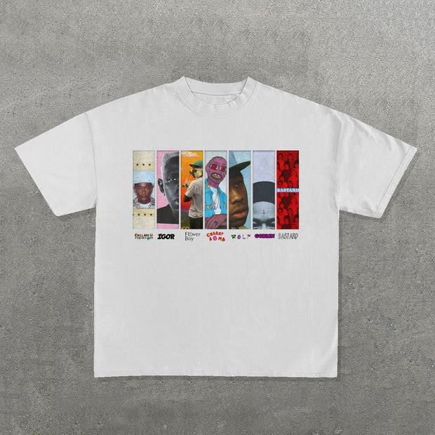 Tyler, The Creator Album Print Short Sleeve T-Shirt