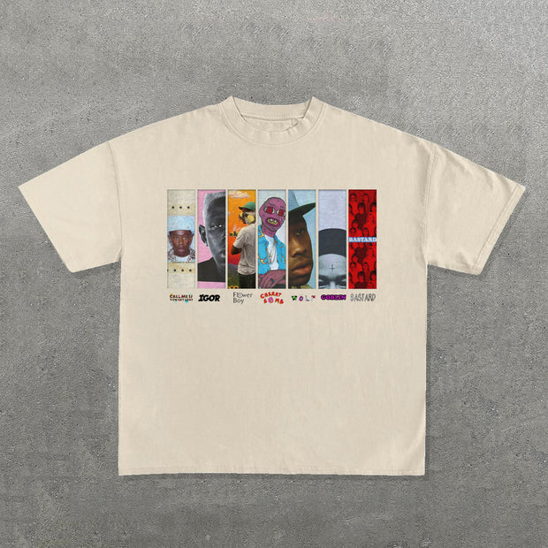 Tyler, The Creator Album Print Short Sleeve T-Shirt