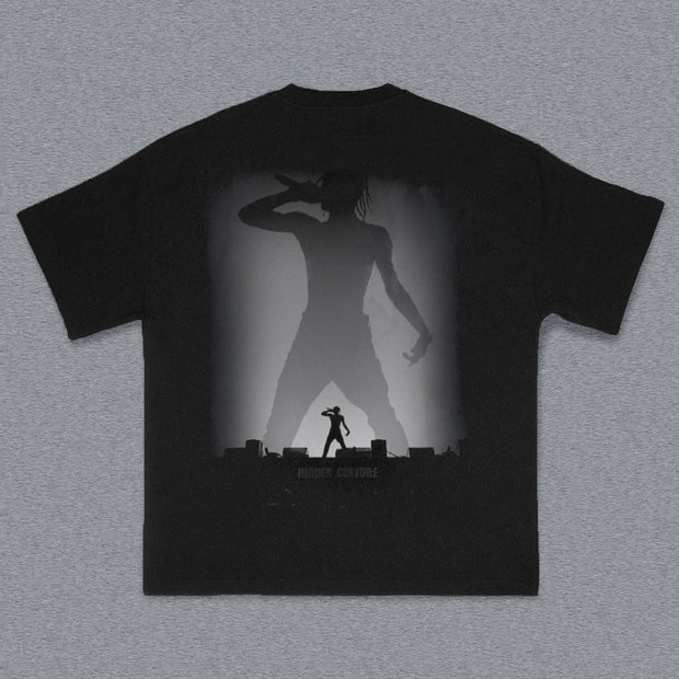 Fashion Print Short Sleeve T-shirt