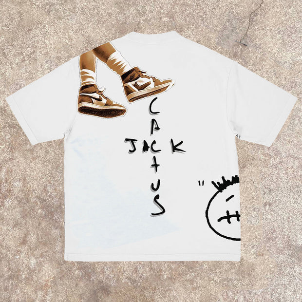 Rap co-branded Cactus Jack T-shirt