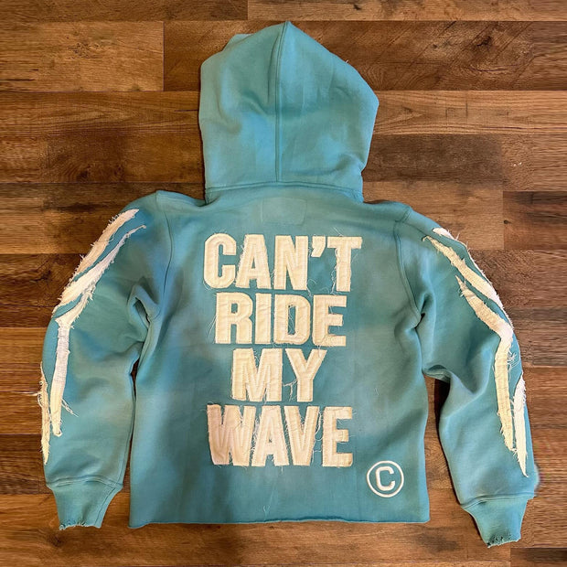 Vintage Gradient Patch Hugh Hoodie