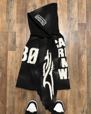 Vintage Gradient Patch Hugh Hoodie