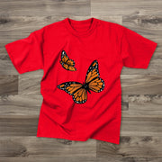 Retro Butterfly Street Short Sleeve T-Shirt