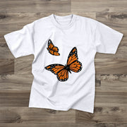 Retro Butterfly Street Short Sleeve T-Shirt