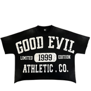 Street Retro Letter Print T-shirt