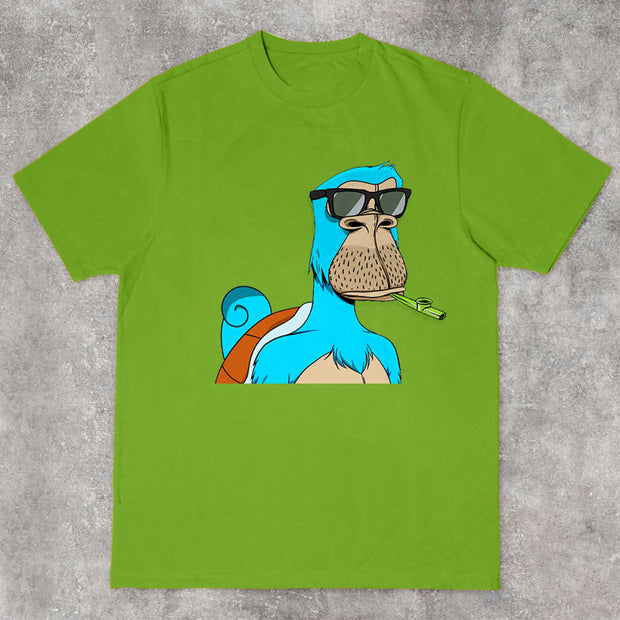 Personalized Short Sleeve Retro Casual Street T-Shirt