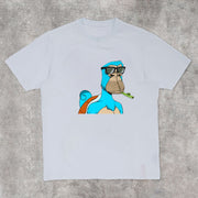 Personalized Short Sleeve Retro Casual Street T-Shirt