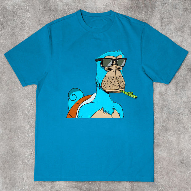 Personalized Short Sleeve Retro Casual Street T-Shirt