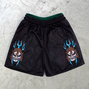 Retro fashion street cartoon shorts
