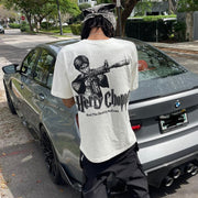 Hety Chopper And The Deathly Hallows printed T-shirt