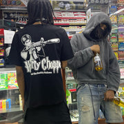 Hety Chopper And The Deathly Hallows printed T-shirt