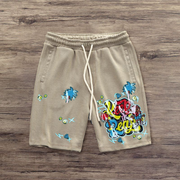 Fashion printed sports casual shorts