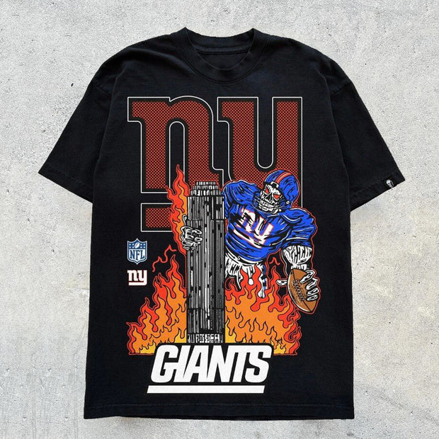 Giants Print Short Sleeve T-Shirt