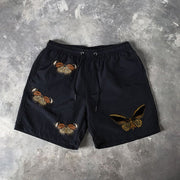 Butterfly retro swimming trunks casual street shorts