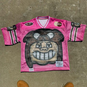 Bear Kids Casual Mesh Splicing Jersey