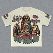 Punk Print Short Sleeve T-Shirt