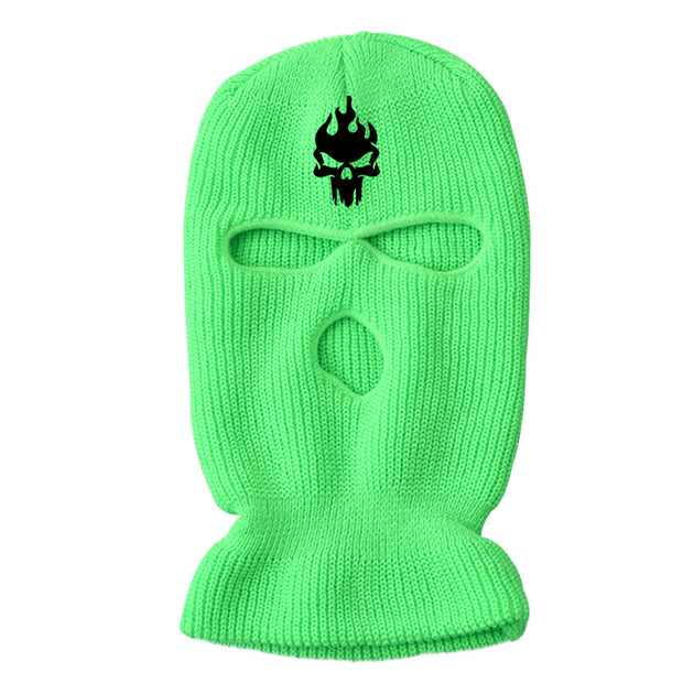 Fashion warm ski three-hole hat