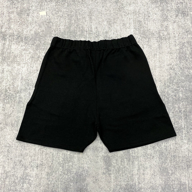 street money print track shorts