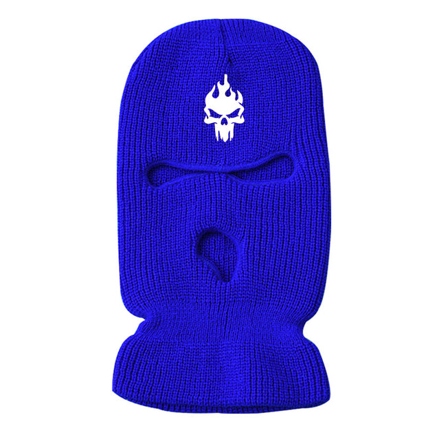 Fashion warm ski three-hole hat