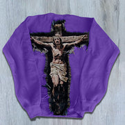 Vintage Crew Neck Tapestry Christian Sweatshirt