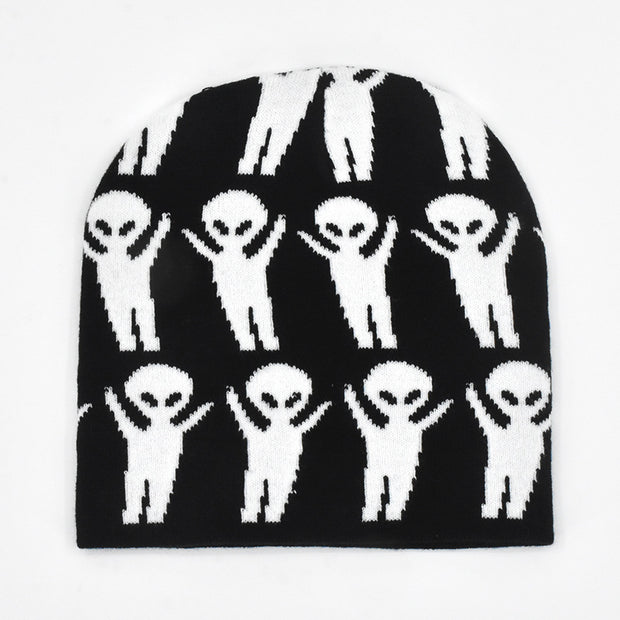 Street knitted beanie casual versatile hat