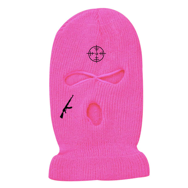 Real people eat chicken warm knitted hat rider woolen hat