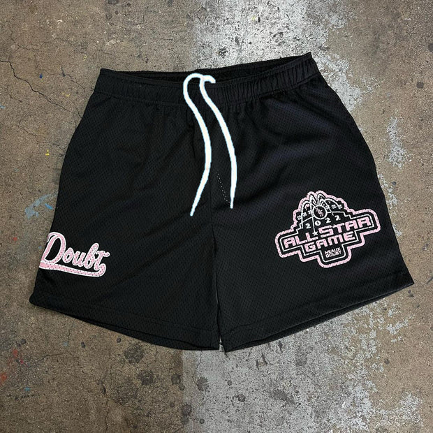 All Game Print Mesh Shorts