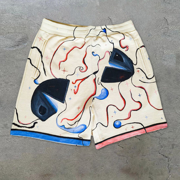 Vintage Street Casual Cotton Shorts