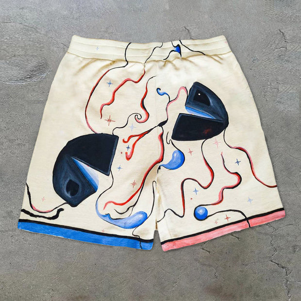 Vintage Street Casual Cotton Shorts