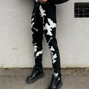 Personalized street split trousers