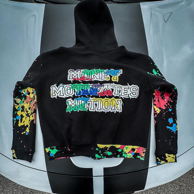 Hip Hop Street Graffiti Zip-Up Hoodie