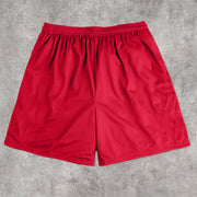Cross Vintage Tide Brand Print Mesh Shorts