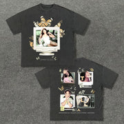 Retro Hip Hop Casual Short Sleeve T-Shirt