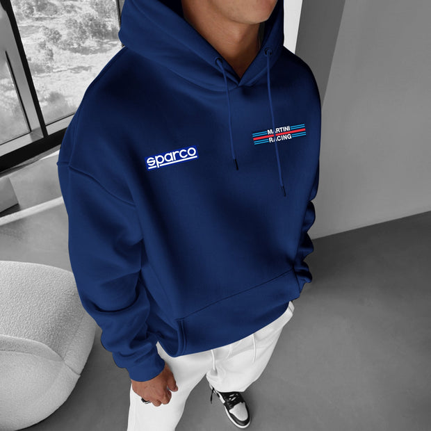 Retro Striped Hip Hop Fashion Casual Hoodie