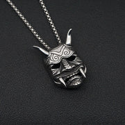 Prajna ghost skull necklace titanium steel