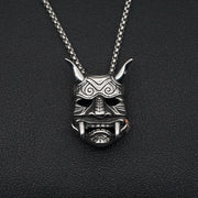 Prajna ghost skull necklace titanium steel