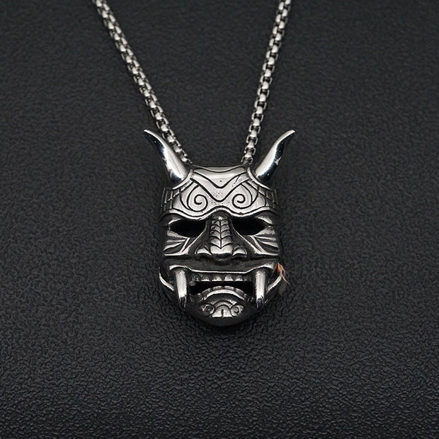 Prajna ghost skull necklace titanium steel