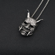 Prajna ghost skull necklace titanium steel