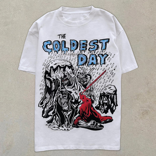 Stylish Letter Print Short Sleeve T-Shirt