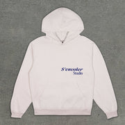 Fashionable personalized printed loose hoodie