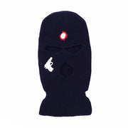 Men's and women's riding ski mask pullover knitted wool cap