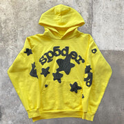 Relaxed Preppy Stars Hoodie