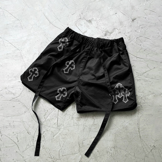 cross retro street hip hop shorts